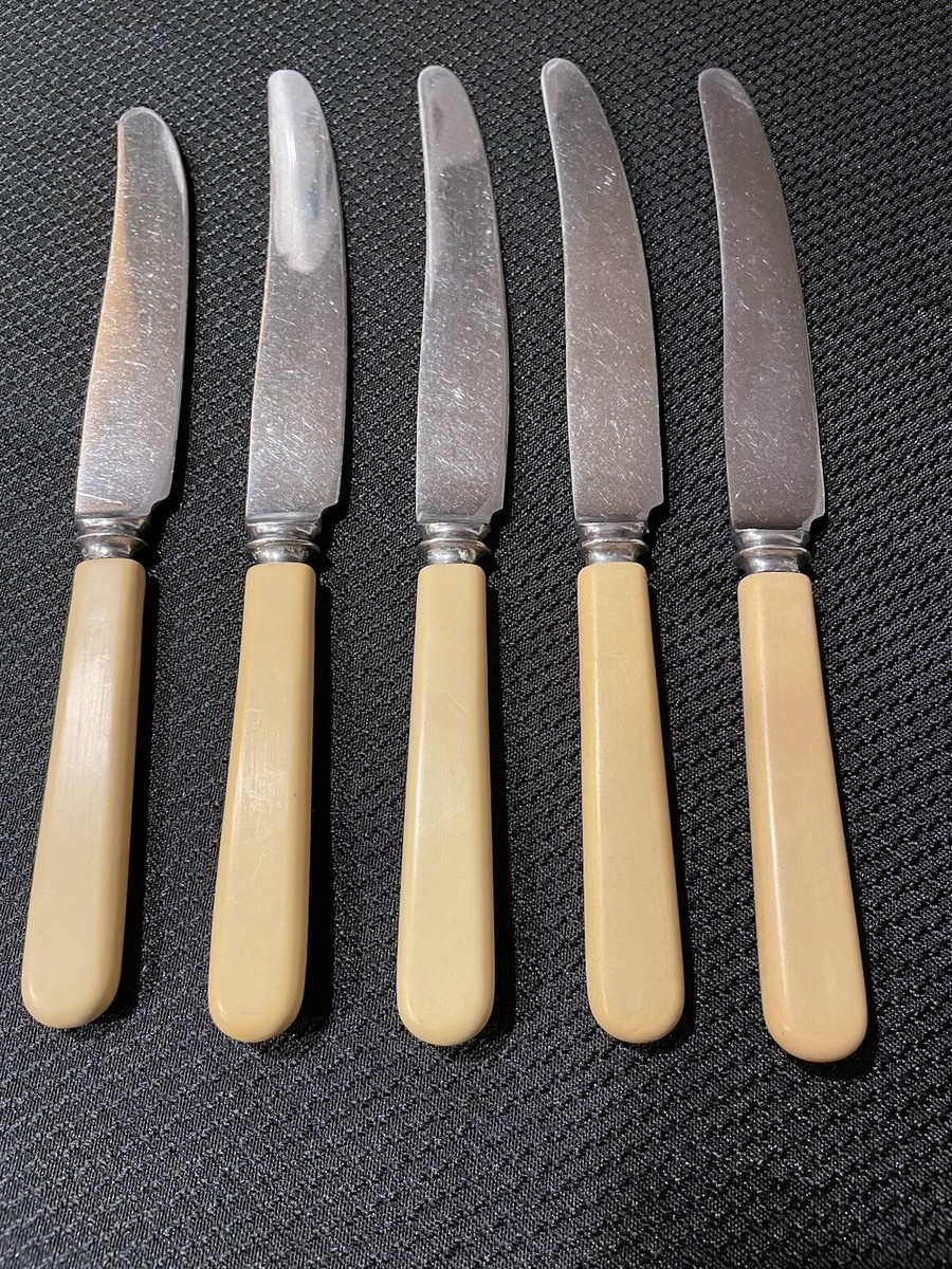 【Henry Hobson & Sons】 【純銀ハンドル】ティーナイフ Henry Hobson & Sons】 【純銀ハンドル】ティーナイフ VINTAGE