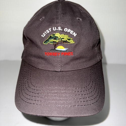 USGA 121St U.S. Open Golf Hat Torrey Pines One Size Dark Grey - Picture 2 of 8