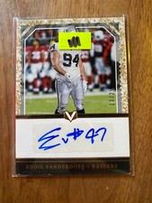 A58,364 - 2017 Panini Vertex Vertex Autograph Granite #19 Eddie Vanderdoes/25