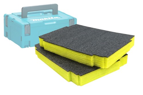 Inserto de espuma de sombra Makita Makpac | Espuma de corte y pelado para sistemas modulares Makpac - Imagen 21 de 31