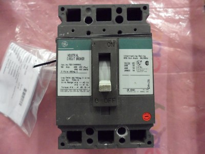 GENERAL ELECTRIC TED134050WL 50AMP CIRCUIT BREAKER **FREESHIPPING**