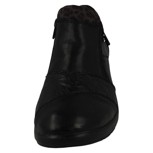 Donna Rieker 'L4881' Casual Pelle Caldo Foderato Zip Doppia Stivali - Imagen 13 de 18