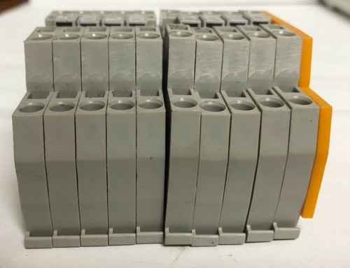 10 - Wago 281 4mm2 Lot - Terminal Blocks w/ 8- Adjacent Jumper #10122 - Picture 4 of 6