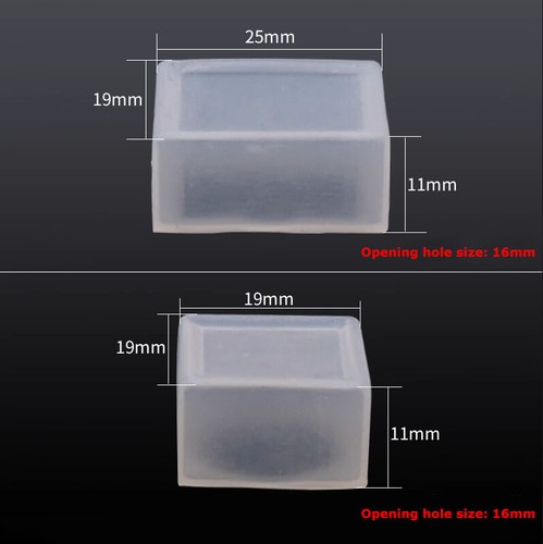 Interruptor de botón mini botón tapa impermeable 16/22 mm cubierta antipolvo transparente - Imagen 3 de 18