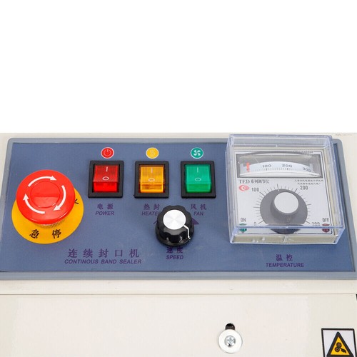 FR-770 Automatic Sealing Machine Plastic Bag Sealer Continuous Band Sealer 850W - Picture 5 of 16