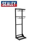 Sealey MS081FS Motorcycle Helmet & Gear Tidy Free standing Stand