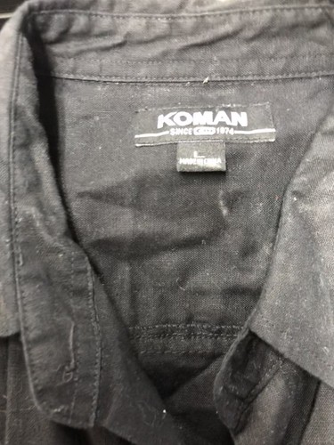 Koman Para Hombre Gran Mezcla de Ropa/Pantalones Juego a Juego Negro - Imagen 6 de 15