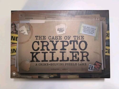 The Case of the Crypto Killer Professor Puzzle Game Crime Solving Murder Mystery