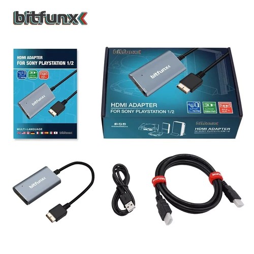 Bitfunx PS1 y PS2 HDMI - Adaptador Convertidor PlayStation a HDMI y Componente - Imagen 4 de 7