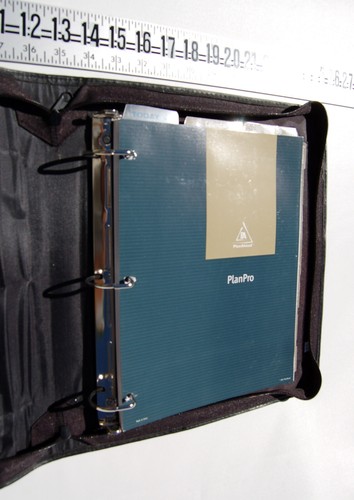 Plan A Head Zipper Brief Case Retractable Handles 3 Ring Binder 1.5'' Pokts BlK - Picture 5 of 11
