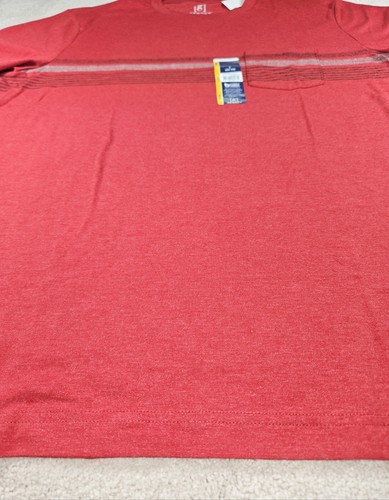 George Herren Größe Large Crew Tshirt rot Tasche neu mit Etikett - Bild 6 von 10