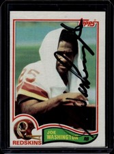 1982 Topps #524 Autographed Joe Washington Trading Card