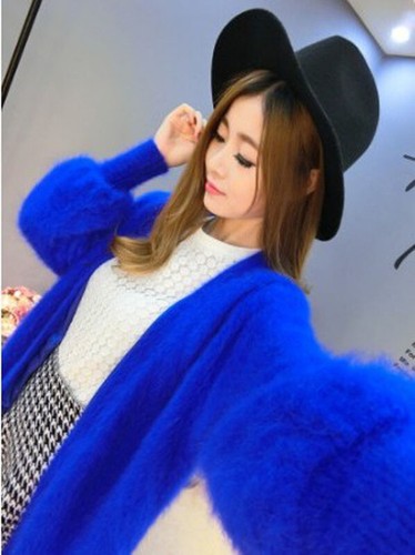 New pure mink cashmere sweater women sweater Free shipping S242 - Picture 3 of 20