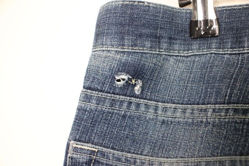 Pantalones de mezclilla rectos relajados Vinage Southpole para hombre 36 x 30 Y2K C1132 - Imagen 5 de 10