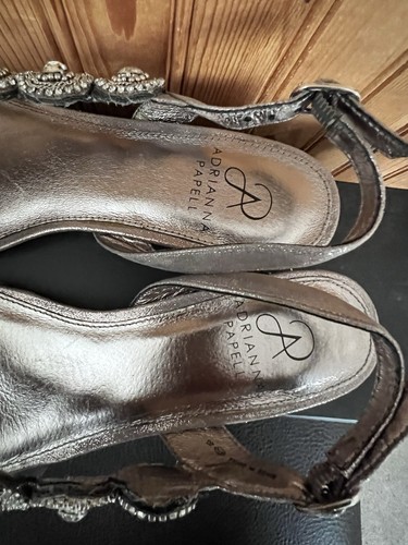 Adrianna Papell Daisy Sandal Gunmetal Sterling Metallic - Picture 7 of 14
