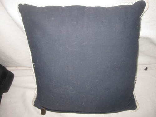 Pier One Embroidered "Bless Our Nest" Throw Pillow 13" x 13" - Picture 5 of 7