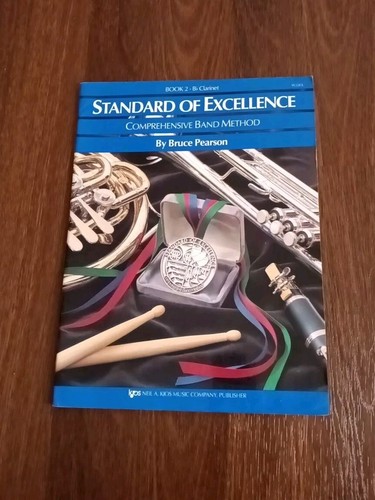 "Standard of Excellence" Book 2 B Flat Clarinet Bruce Pearson EXC COND No Marks - Picture 1 of 6
