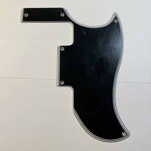 Schwarz/weiß 5 Ply Wide Bevel Schlagbrett für Gibson SG Special (2019 - heute) - Bild 1 von 10