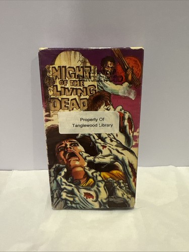 Night Of The Living Dead (VHS) Black & White 1987 Star Classics Rare Cult Horror