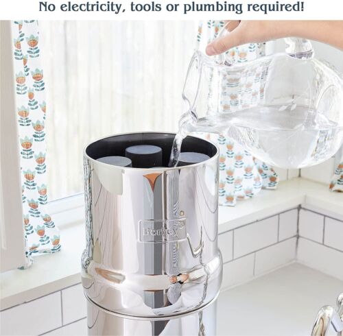 Berkey Sistema di Filtrazione Acqua con 2 Elementi Cartuccia Nero BB9-2 ✅ - Foto 3 di 24