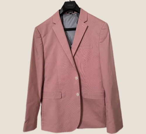 Express Men’s Pink Stretch Suit - Blazer and Pants Set | | Brand New With Tag - Picture 8 of 24