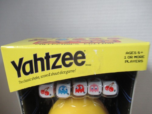 Yahtzee Pac-Man Collector's Edition Game Classic Shake Dice Hasbro VTG RARE NIP - Picture 3 of 7