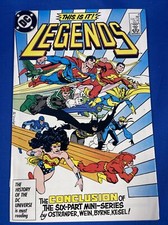 Legends April 1987 #6  DC Comics 6-part mini-series Ostrander -Wein- Byrne-Kesel