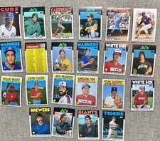 1986 Topps Baseball #501 - #788 - Complete Your Set - $1.79 Each & FREE SHIPPING