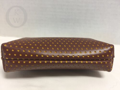 *Vintage*DOONEY & BOURKE*Cuero descapotable*Monedero Kisslock/bronceado y amarillo #16311A - Imagen 4 de 6