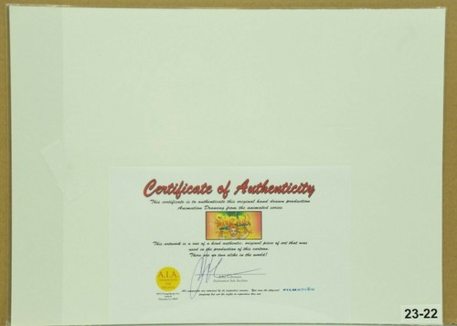 She-Ra Princess of Power Original Hand Drawn Animation Sketch w/COA 23-22 - Bild 3 von 4