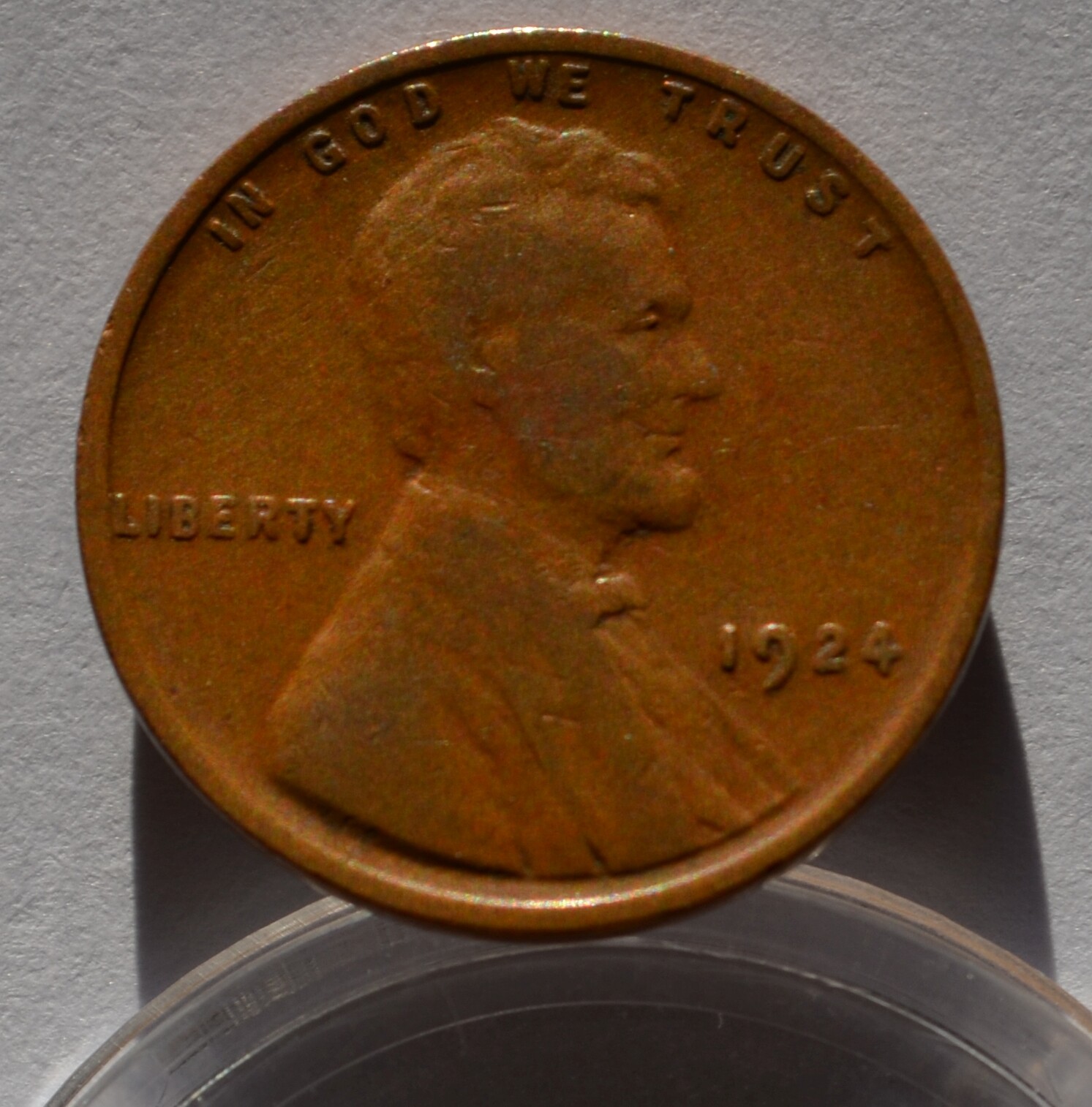 1924 Wheat Penny Lamination Error Cent itm7 eBay