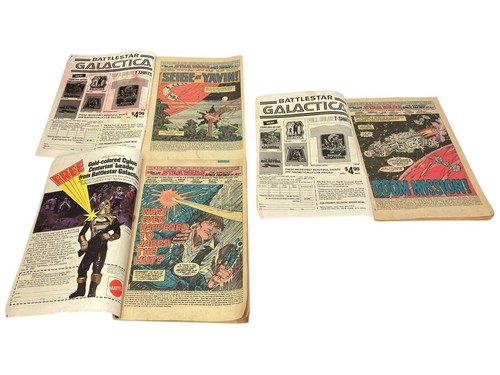 Vintage Star Wars Comic Book Lot #25 #26 #28 Doom Mission Cavern Death Marvel - Picture 3 of 6