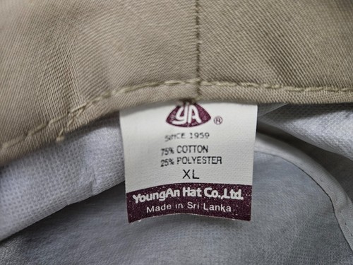 YoungAn Hat Co. -- dunkelbrauner Herrenhut -- XL - 75 % Baumwolle - 25 % Polyester -- kostenloser Versand - Bild 5 von 5