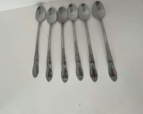 Oneida Ltd Wm Rogers FENWAY DAYDREAM 6 Iced Teaspoons & 1 Ladle Silverware - Picture 6 of 7