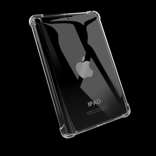 For iPad 10.2" 9th 8th/9.7" 6 5th/Air/Mini 6/Pro 11 Clear Case Soft Rubber Cover - Picture 17 of 21