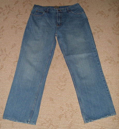 2 Qty Men's Steve & Barry's Blue Quality Denim Jeans 33 X 32 Relaxed Fit! RN9857 - Picture 8 of 8