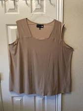 SUPER STRETCHY SLEEVELESS BLOUSE-ANTTHONY ORIGINAL BRAND-SIZE 3X