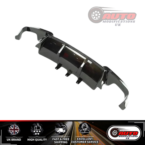 BMW 5er M5 F10 F11 M Sport Kohlefaser Heckschürze Diffusor Quad Auspuff - Bild 8 von 9