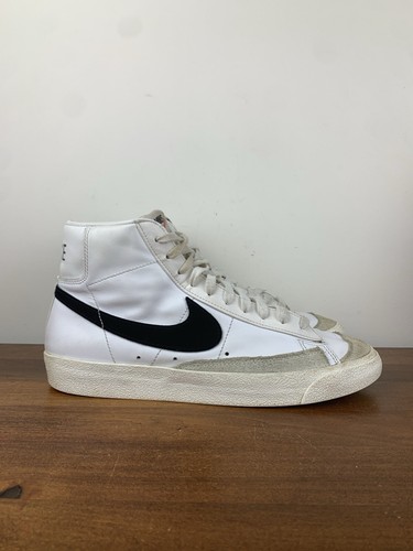 Nike Blazer Mid '77 Vintage Womens Size 11 White Black Athletic Shoes Sneakers - Picture 4 of 11