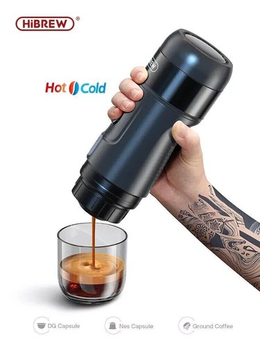 80W Tragbare Auto-Kaffeemaschine, 3-in-1-Expresso-Kaffee HiBREW H4A mit Ständer - Bild 3 von 20