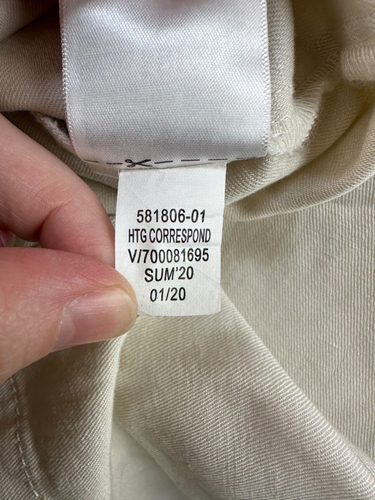 Banana Republic Rock Heritage Capsule Collection Safari Baumwolle-Leinen 4P Creme - Bild 8 von 10
