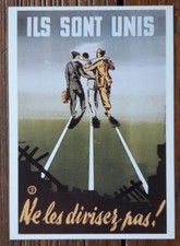 REPRINT poster PC - Unity Workers Prisoners Concentration Camps - Images of War