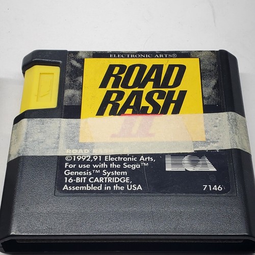 Road Rash 2 II Road Rash 1 (Sega Genesis, 1992) Cartridge Only EA 16-Bit - Picture 2 of 5