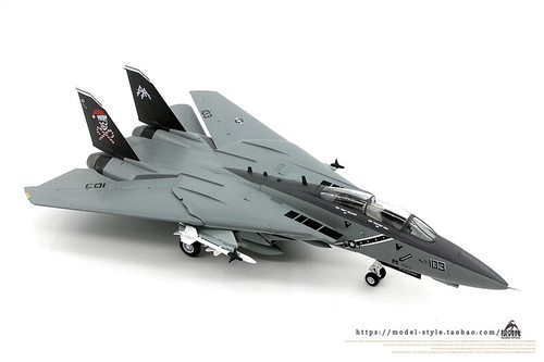 1/72 US Navy F-14D Male Cat Fighter Model VF103 Pirate Flag F14 Model - Picture 20 of 24