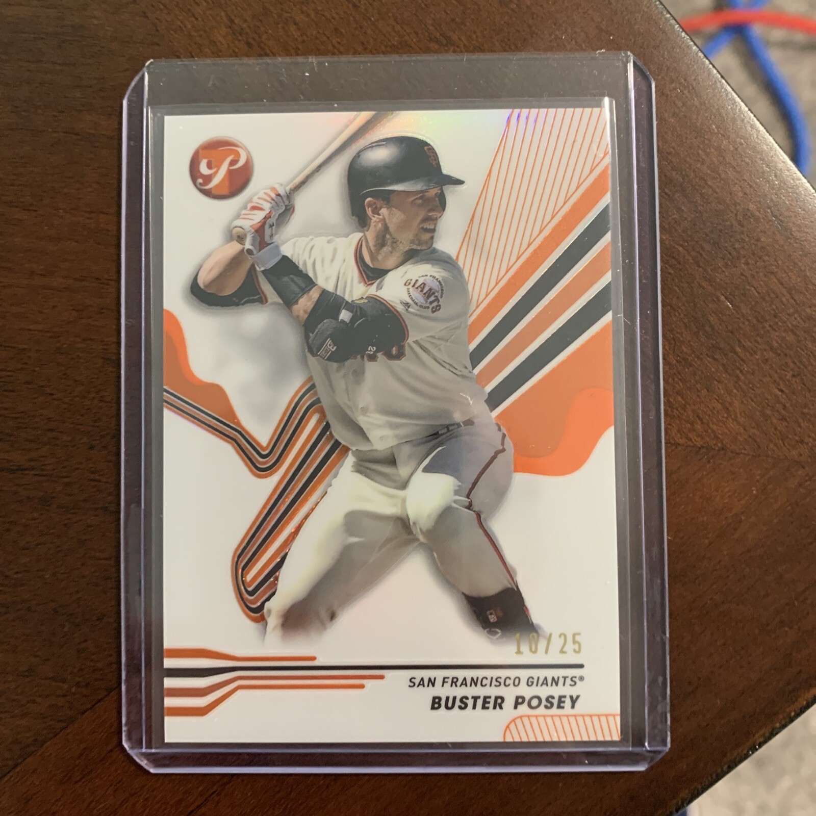 2024 Topps Pristine Buster Posey Orange Refractor 10/25