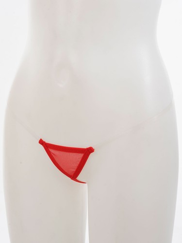 Women Panties Low Rise Hipster Underwear Clear Straps Bikini Thong Briefs T-back - Picture 13 of 52