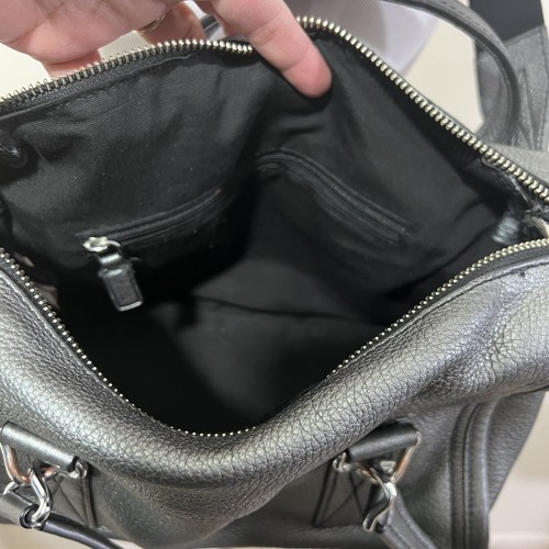 Borsa a tracolla Marc Jacobs argento pelle metallizzata fashion designer - Foto 10 di 18