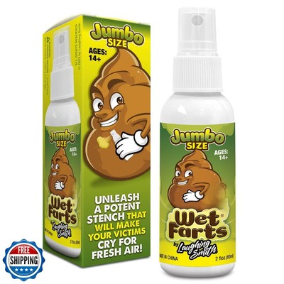 Laughing Smith Wet Farts (Jumbo - 60ml) - Potent Fart Spray - Extra Strong St