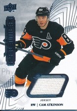 2022/23 Upper Deck Premier #75 Cam Atkinson Jersey Base Parallel