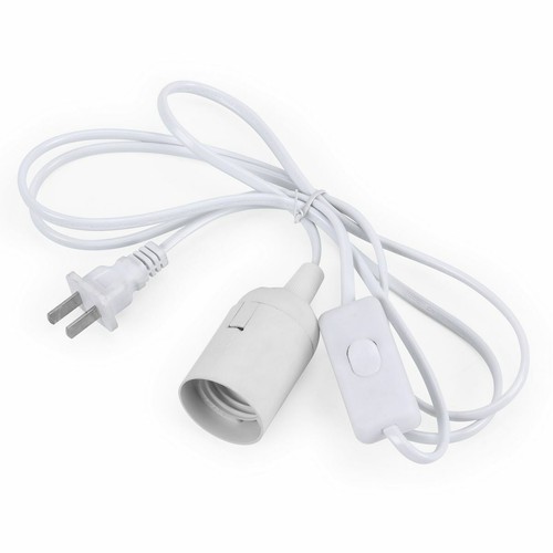 6FT E27 Light Bulb Socket Lamp Power Cord Wall Outlet Plug Adapter On/Off Switch - Picture 12 of 12